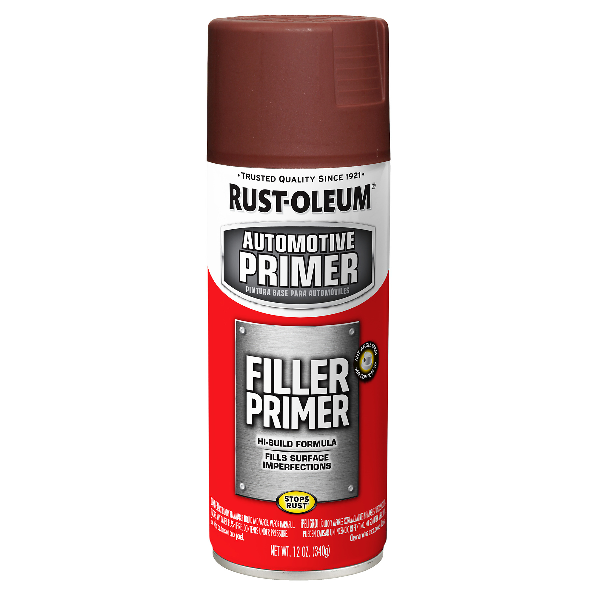 Rust-Oleum Automotive Filler Primer Spray - 11 Oz., Flat Red, 6 Pk, Model# 249320DS